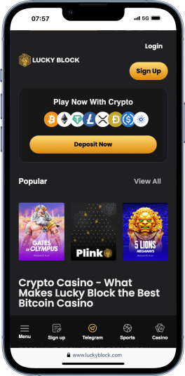 lucky block casino singapore