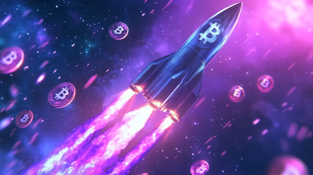 ローンチパッドのイメージ図（ロケットが飛んでいる図）