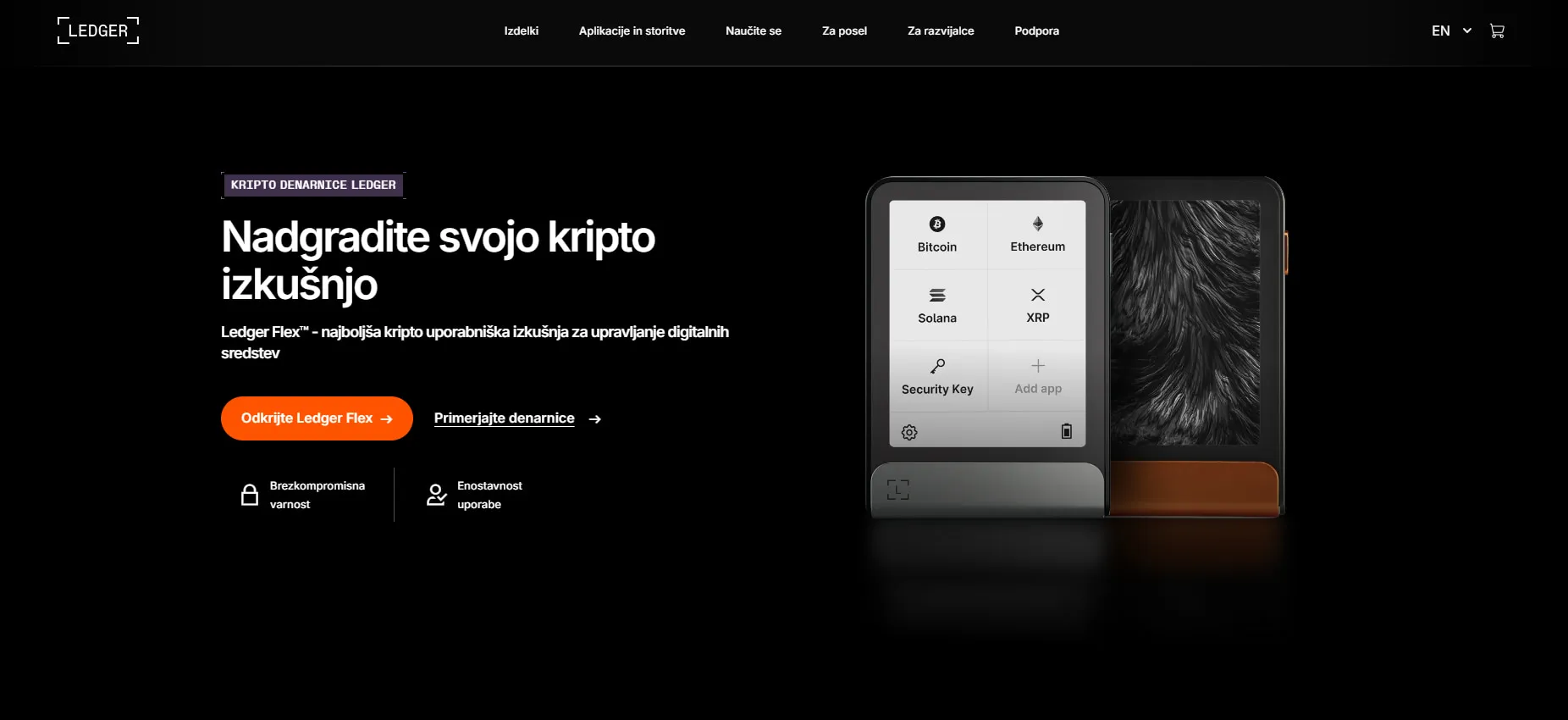 ledger bitcoin denarnica 