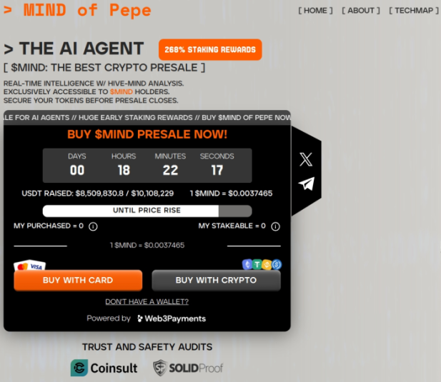 MIND of Pepe presale info