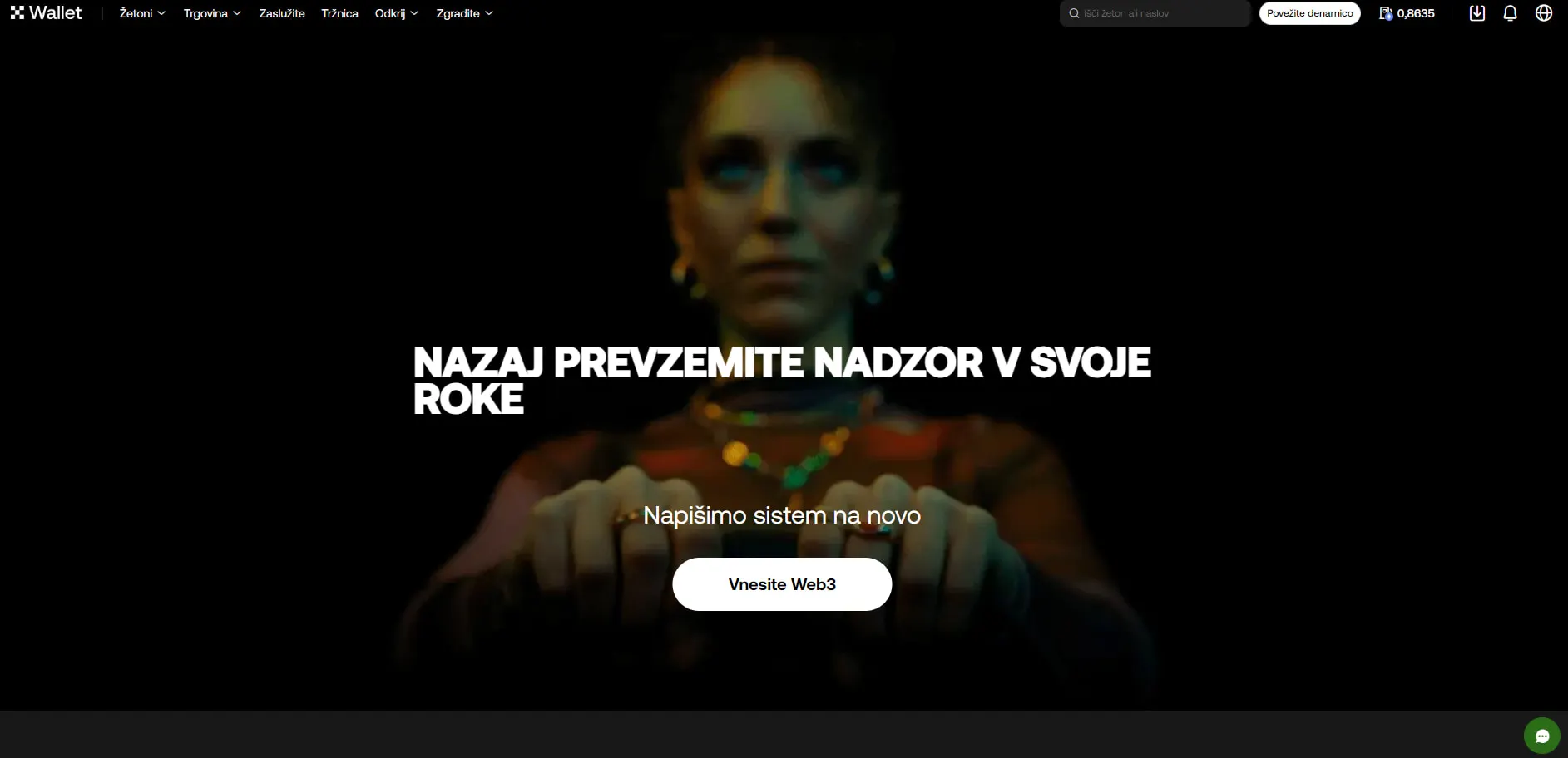 OKX Wallet bitcoin denarnica 