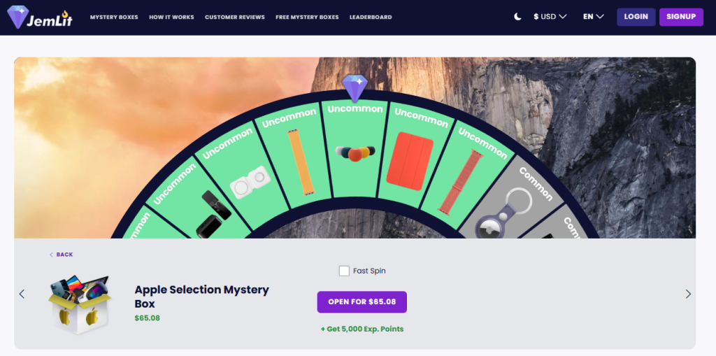 Apple mystery box na Jemlit.