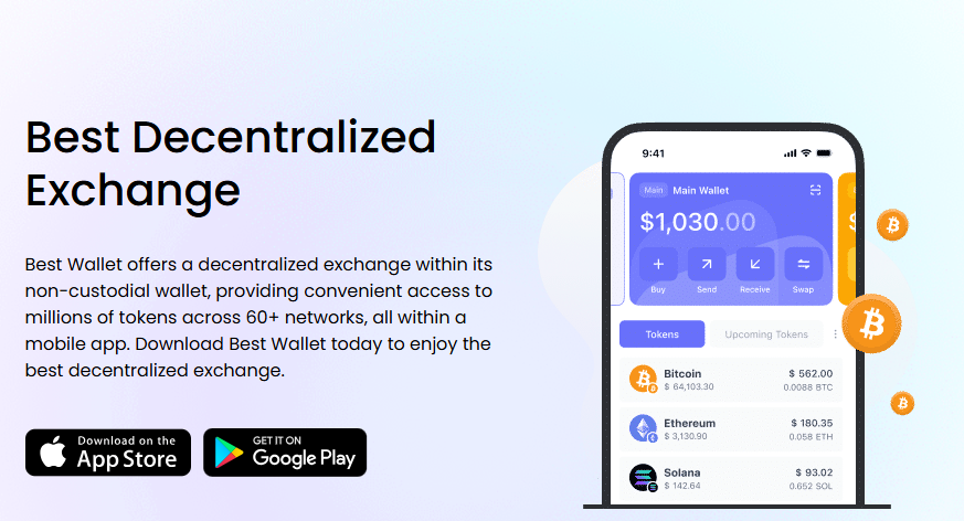 Decentralizovaná burza Best Wallet - nejlepší altcoiny.