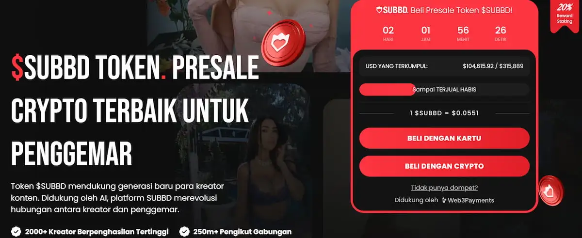 SUBBD – Calon Crypto yang Akan Naik dengan Dukungan AI dan Web3