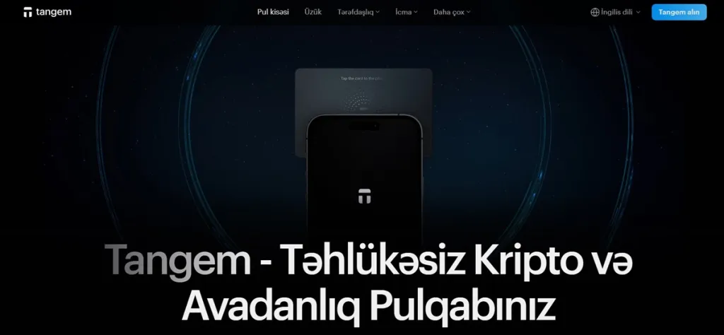 Tangem kripto cüzdan