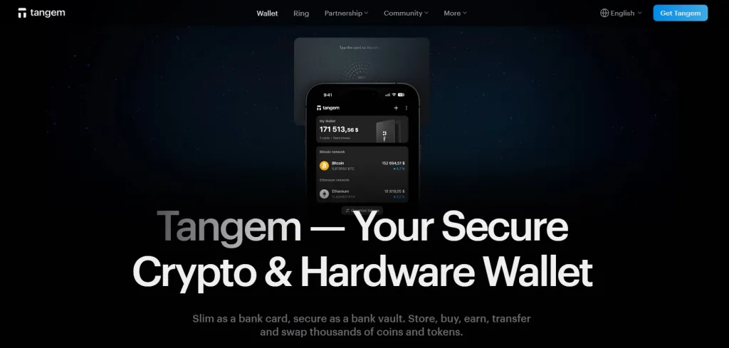Tangem Wallet defi wallet