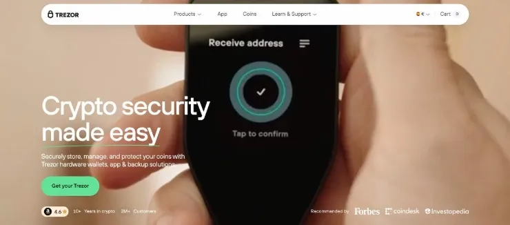 Trezor najlepšia kryptopeňaženka