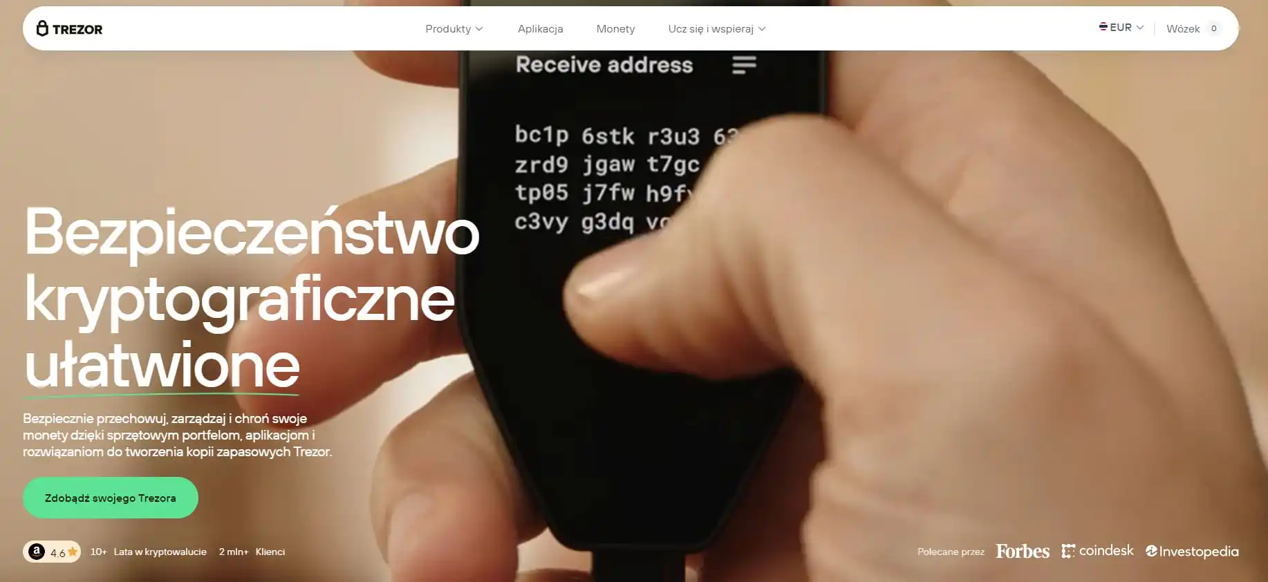 Trezor portfel krypto