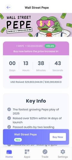 Wallet odbierz tokeny