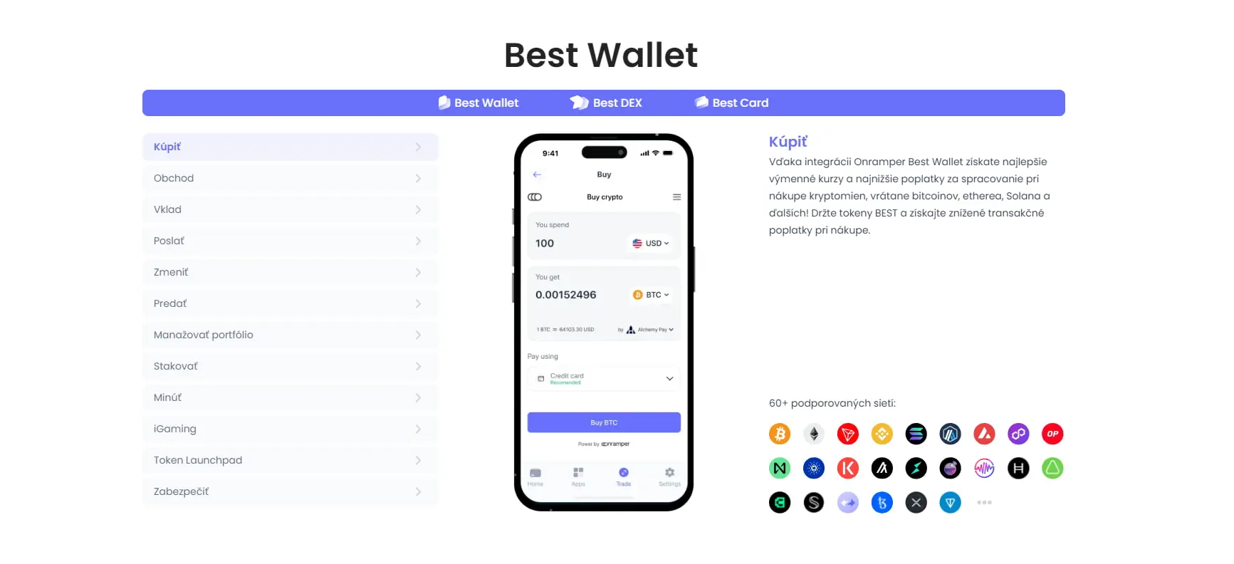 best wallet features 