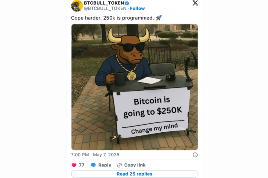 BTC Bull Token Tweet