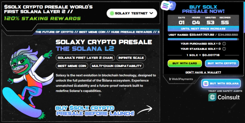 Solaxy SOLX presale 2025