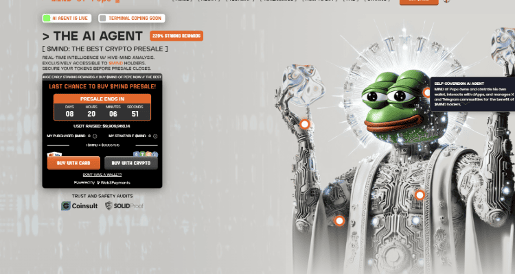 $MIND kuria naratyvus, pats paleidžia žetonus ir gali atnešti 100x pelną