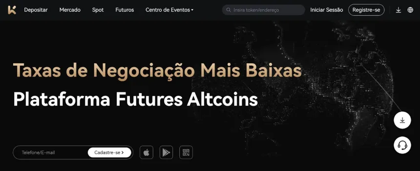 KCEX como plataforma de trading com alavancagem em criptomoedas