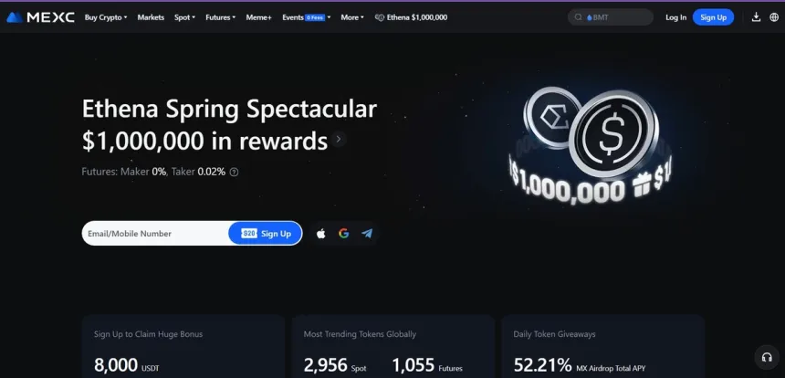 A MEXC é uma das plataformas para trading de alavancagem em criptomoedas