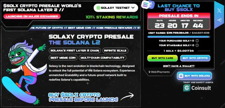 Solaxy (SOLX): Revolucionarni Layer-2 na Solani