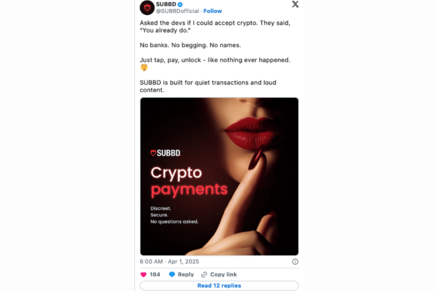 subbd crypto payment