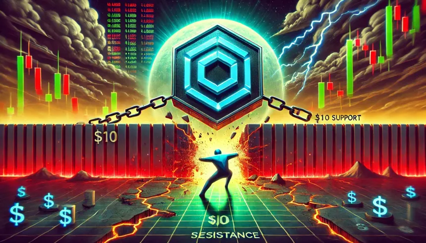 Chainlink Struggles At Key Resistance Level – $10 Support Back In Focus