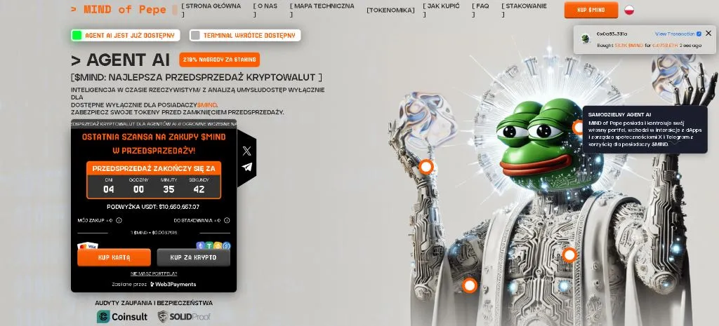 Aumento de la popularidad de las memecoins con tecnología de IA