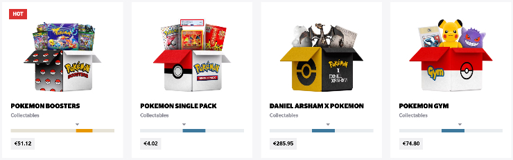 Hypedrop pokemon mystery box 