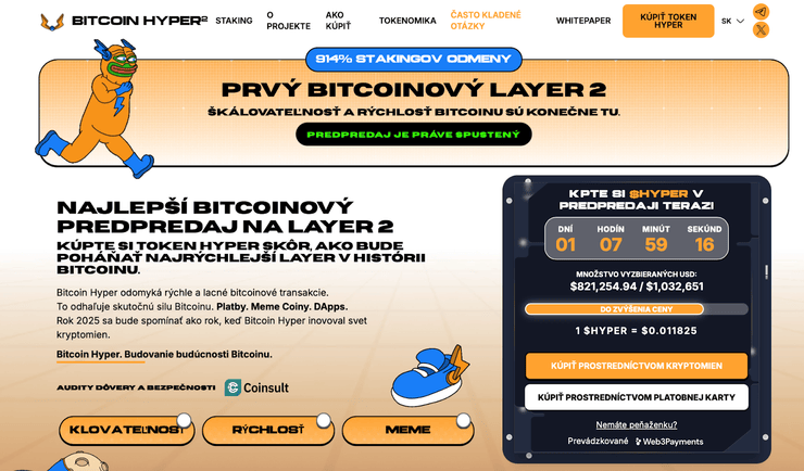 bitcoin hyper predpredaj