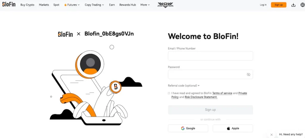 ブロフィンのホームページ