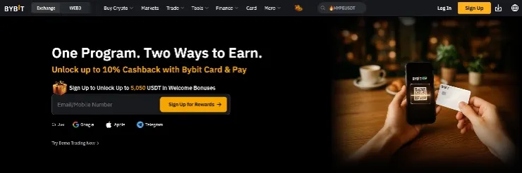 ByBit ako kúpiť kryptomeny