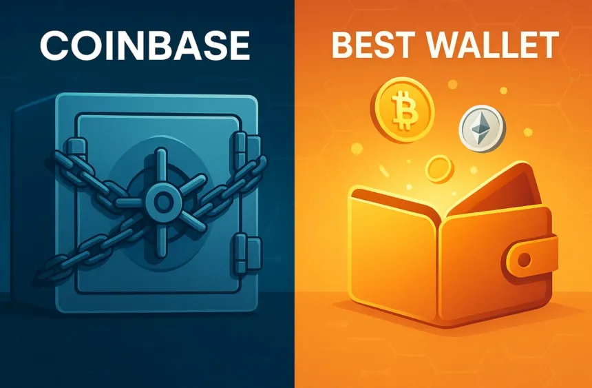Don’t Risk Frozen Funds: Coinbase Has a Major Issue, So Choose Non-Custodial Best Wallet Instead