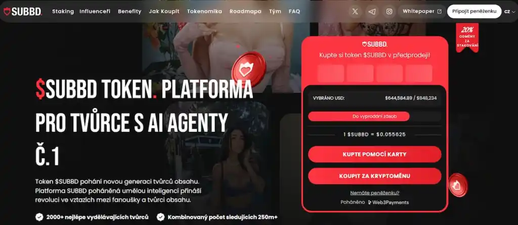 SUBBD ($SUBBD): Velmi slibná nová krypto předprodejní příležitost