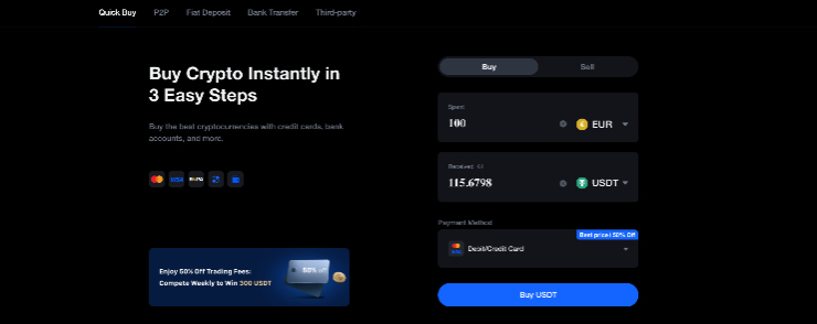 MEXC ako kúpiť kryptomeny