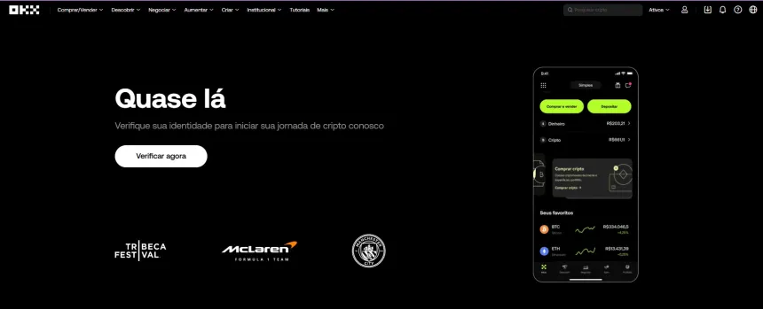 OKX é uma opção de plataforma para operar contratos futuros de Ethereum