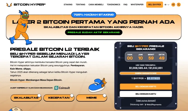 Cara beli Bitcoin Hyper - presale $HYPER