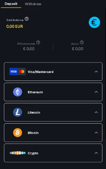 Proveďte první vklad