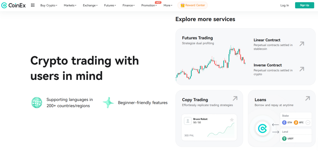 Platforma pro obchodování na burze pro začátečníky - CoinEx.