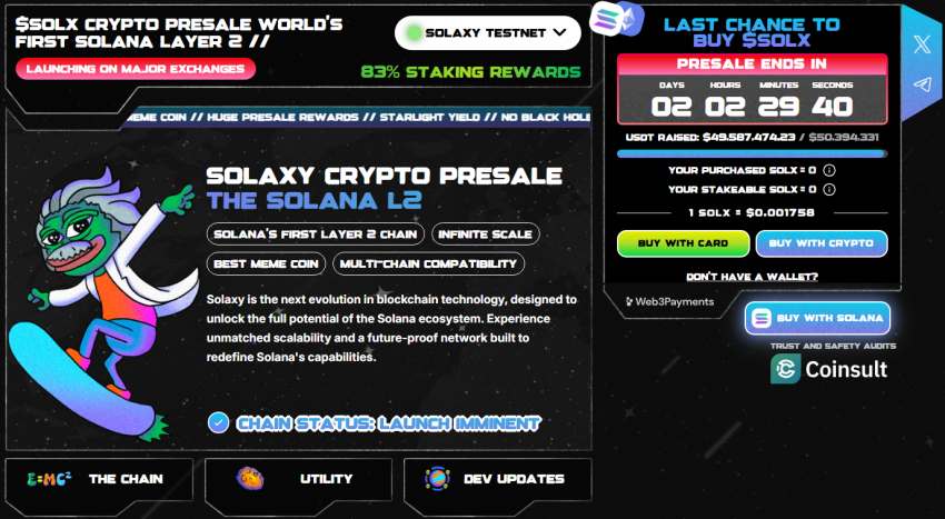 Solaxy presale