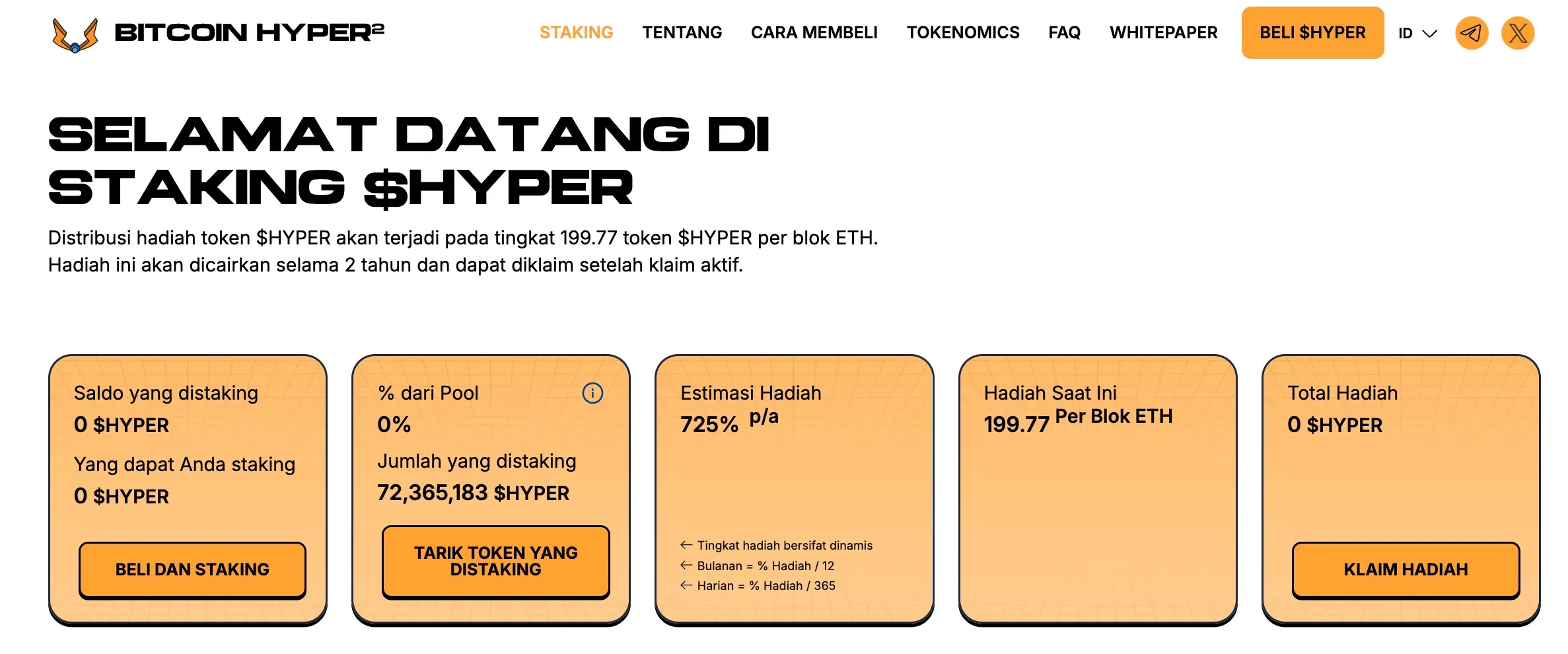 Cara beli Bitcoin Hyper - staking