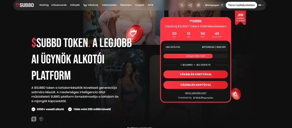 SUBBD ($SUBBD) – A SocialFi új dimenziója