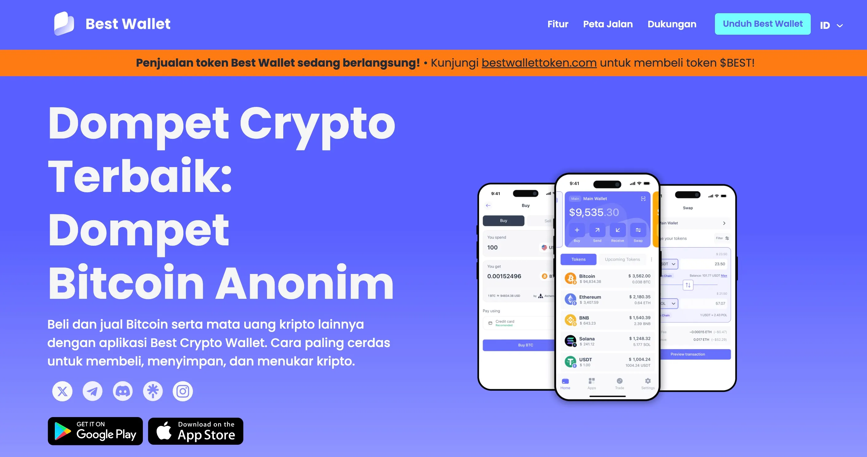 Cara beli Bitcoin Hyper - Best Wallet