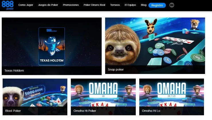 888 es el más tradicional de los casinos y, por supuesto, incluyen el póker