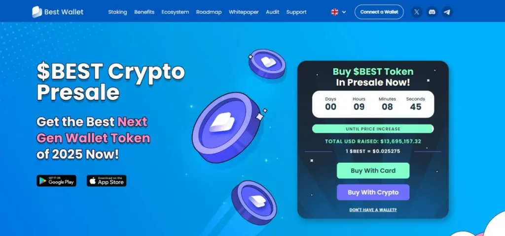 2. Best Wallet Token: Web3 Ekosistemini Gücləndirən İstifadəçi Tokeni