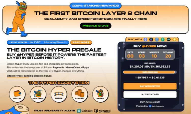 Bitcoin Hyper July Screenshot