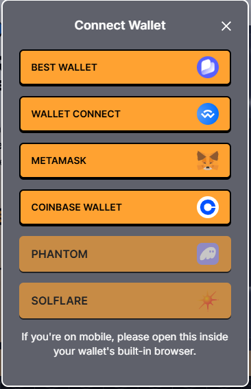 Connect Wallet to Bitcoin Hyper
