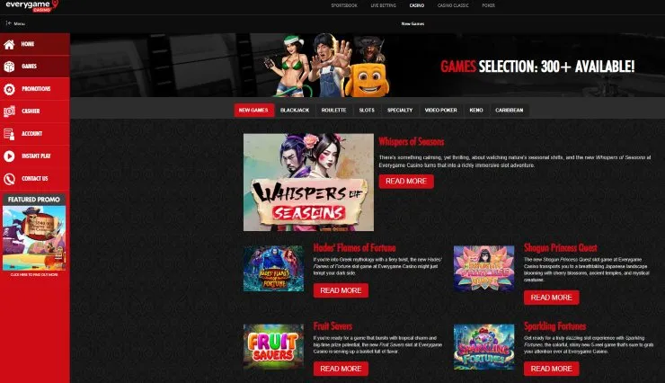 Everygame ofrece múltiples mesas de póker en vivo online