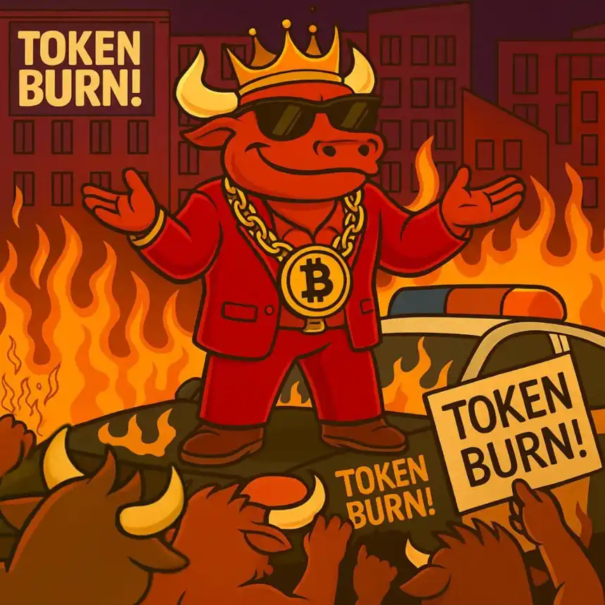 Paskutinės 3 dienos: BTC Bull Token sudegina 35 % bendro tiekimo – ar laukia 10 kartų augimas?