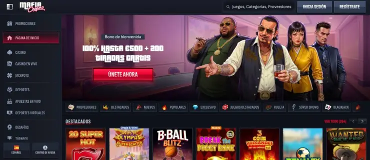Mafia Casino es el mejor casino que acepta Bizum del momento
