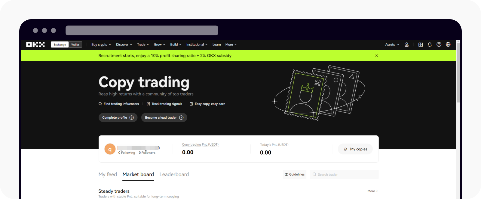 piattaforme copy trading - OKX