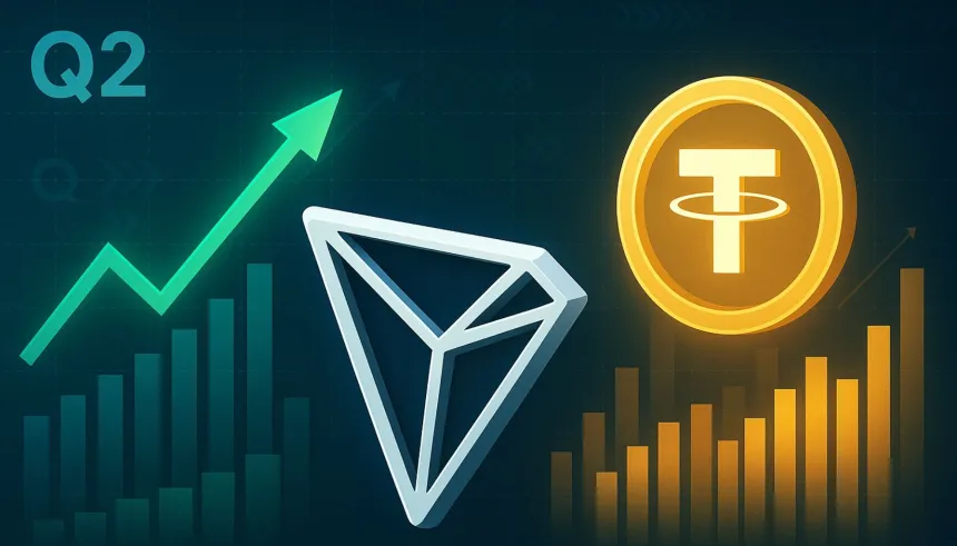 TRON Drops Q2 Report: Revenue And USDT Dominance Lead Multi-Quarter Highs