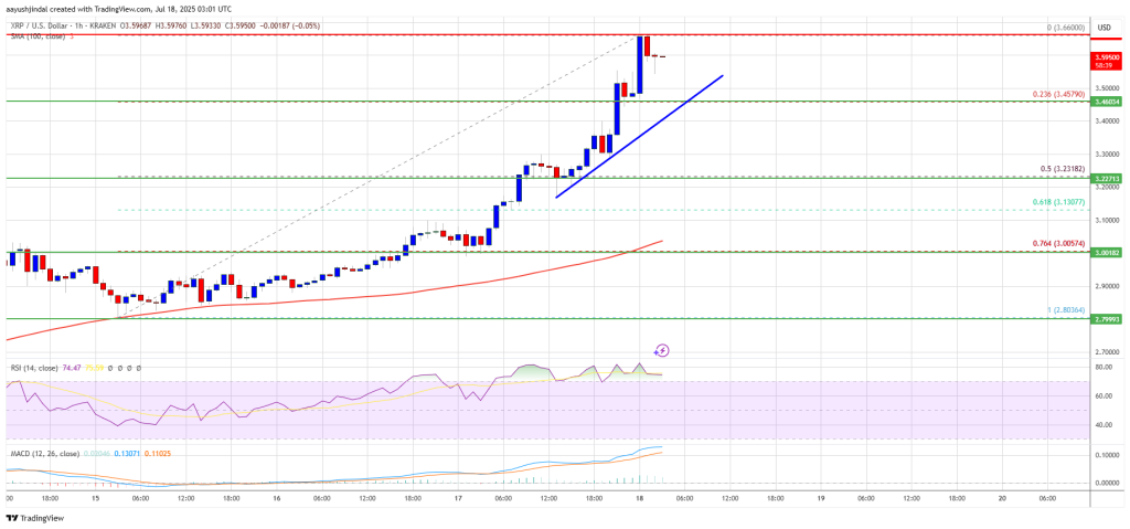 XRP Price Skyrockets