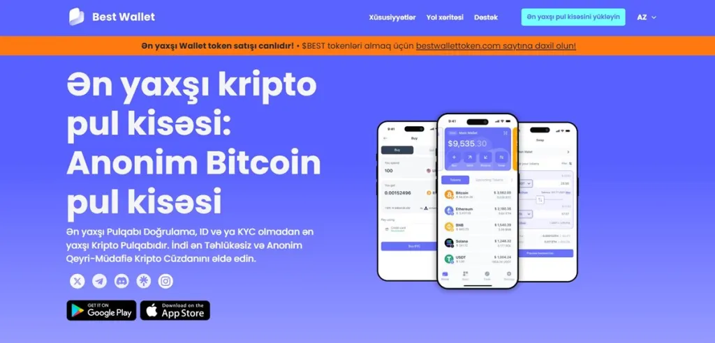 Addım 1 – Etibarlı kripto birjası seçin