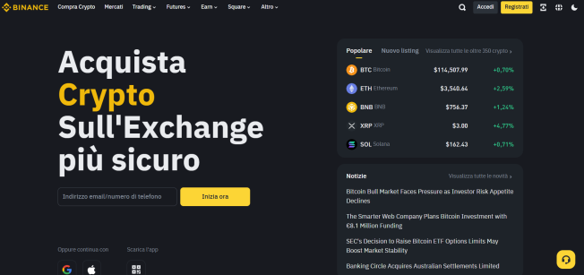bonus deposito crypto - Binance